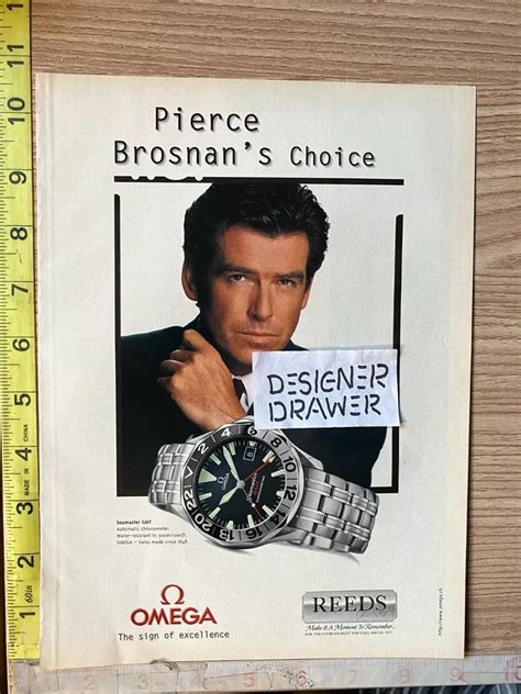 pierce brosnan omega watch ad|brosnan era watches.